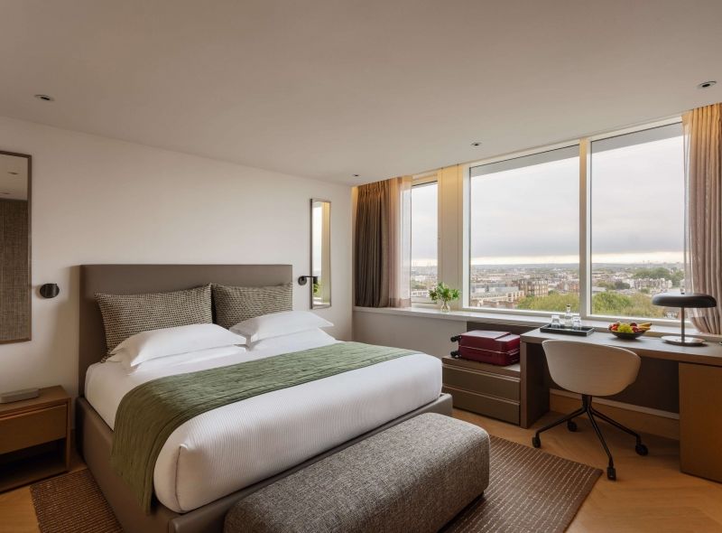 Newly refurbished Deluxe Double Room at Royal Garden Hotel