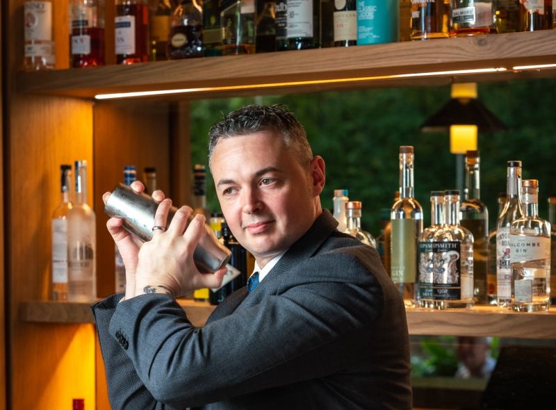 Bartender at Royal Garden Hotel.