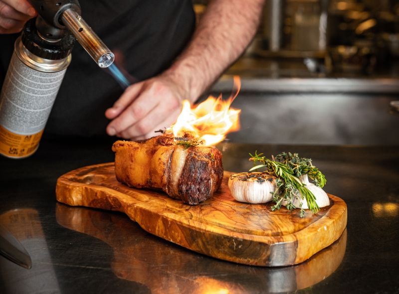 Origin Kensington, a modern British restaurant at Royal Garden Hotel, serving seasonal British cuisine that display provenance.