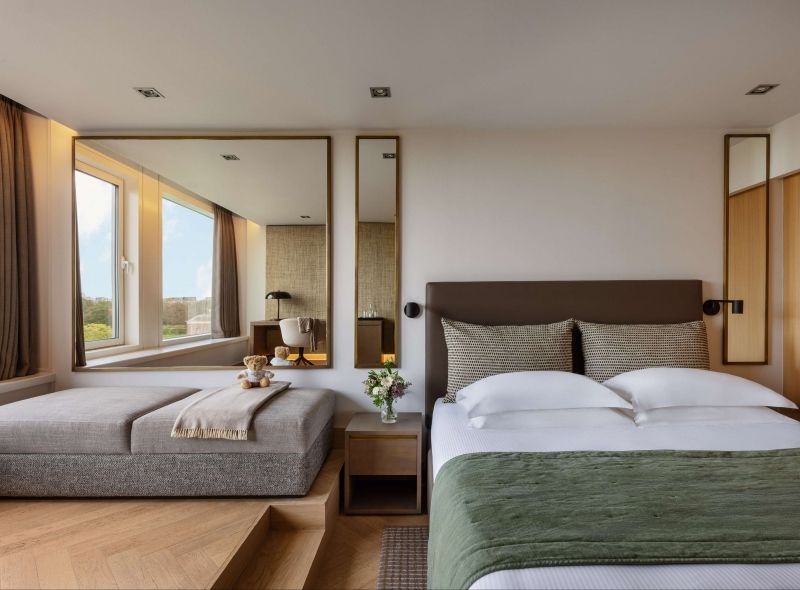 Newly refurbished and modern guest rooms at Royal Garden Hotel offers comfortable experience to guests.