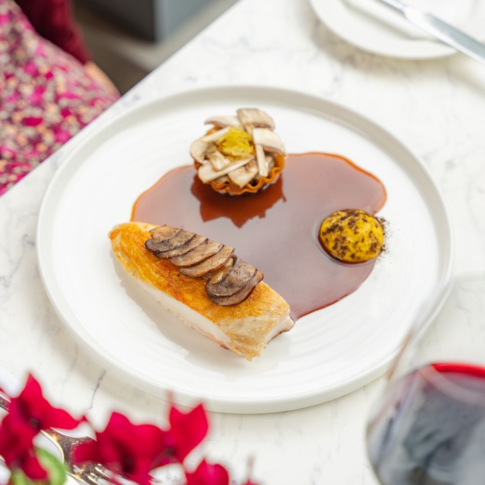 Origin Kensington, a modern British restaurant at Royal Garden Hotel.