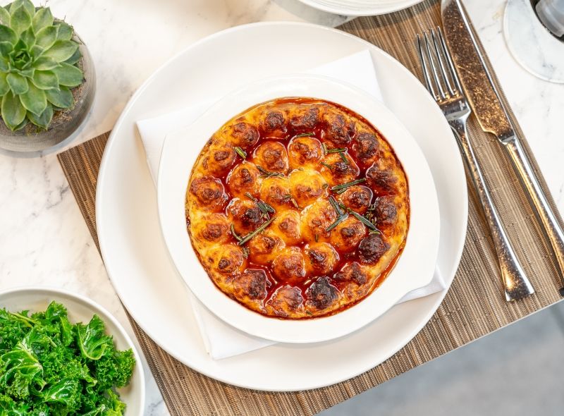 Origin Kensington offers signature British cuisine such as Shepherd's Pie.