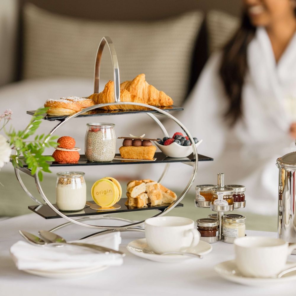 Royal Garden Hotel offers continental breakfast for guests to enjoy in-room.